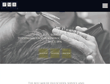 Tablet Screenshot of pallmallbarbers.com